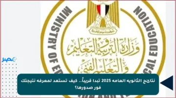 نتائج الثانوية العامة 2025 تبدأ قريباً.. كيف تستعد لمعرفة نتيجتك فور صدورها؟